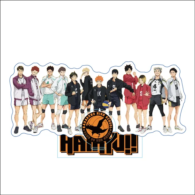 Anime haikyuu!!! Acrílico Stand Figure Model Table Plate, Meninos De  Voleibol, Brinquedos Figuras De Ação, Atividades De Anime, Ornamento De  Mesa - AliExpress
