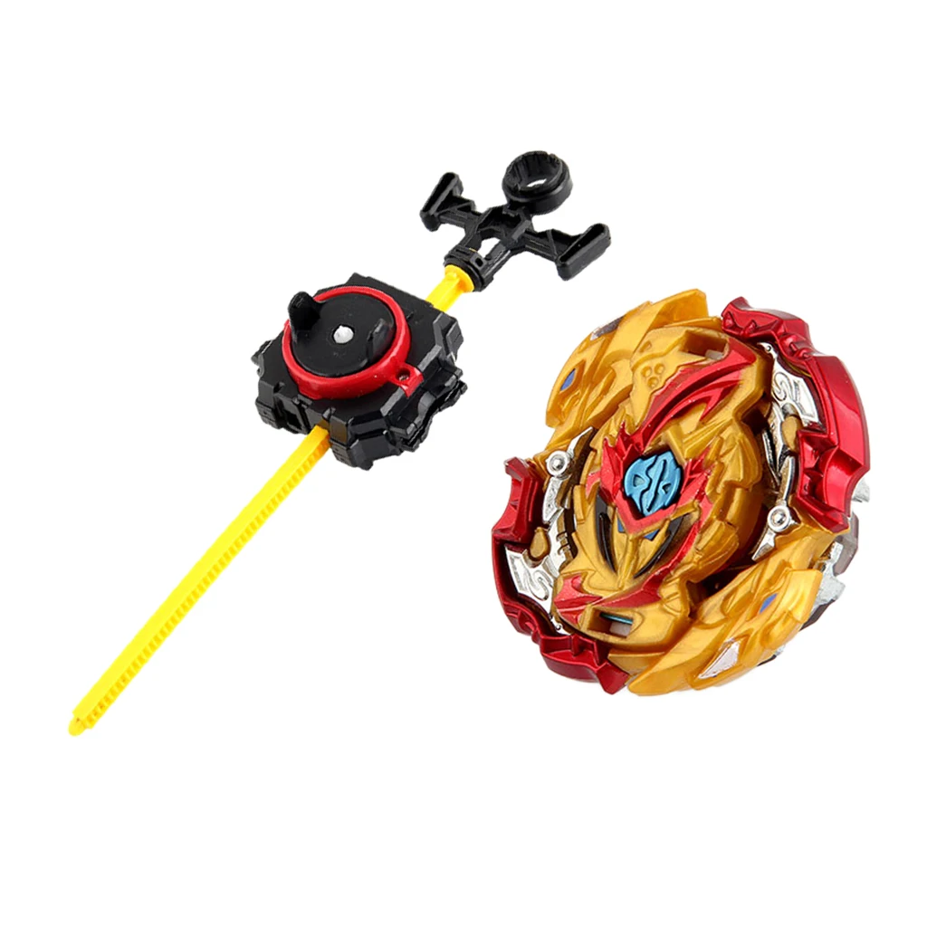 B149 4D Metal Spinning Top w/ String Launcher Gyro Fighting Birthday Gifts