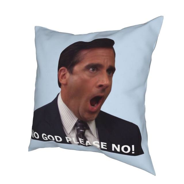 The Office TV Show Pillow Cover Dwight You Ignorant Pillow Case Linen  Cotton Michael Scott Quote Cushion Cover Best Friend Gift Funny Pillow Case