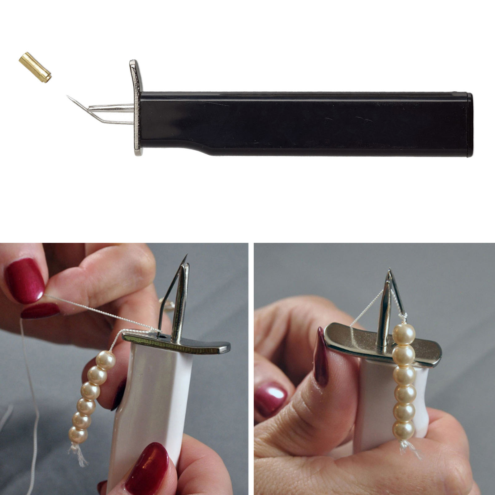 Professional Pearl Knotting Tool Bead Knotter Tight Consistent Knot Tool DIY Jewelry Making Crafting Create Secure Knots Beading