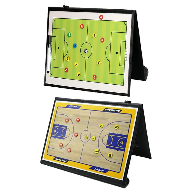 1 pièce Tableau tactique magnétique pliable, planche d'entraînement de  Football, jeu de Football, presse-papiers, Mode en ligne