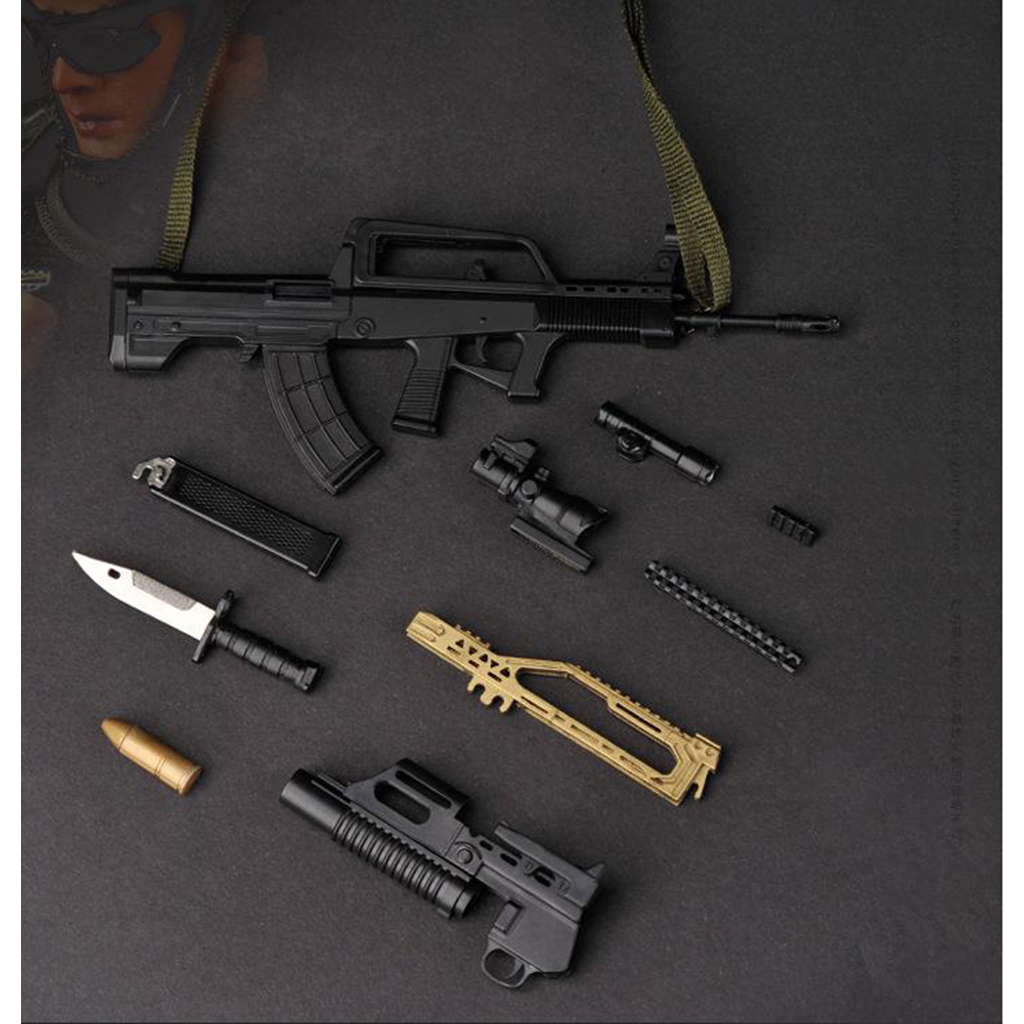 1/6 Special Forces Action Figure, DIY Movable Realistic Headsculpt Soldier