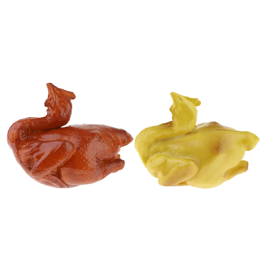 Fake Food, Simulation Artificial Chicken & Duck, Kitchen Toy Decoration, Decorative Cooking Display Accessories