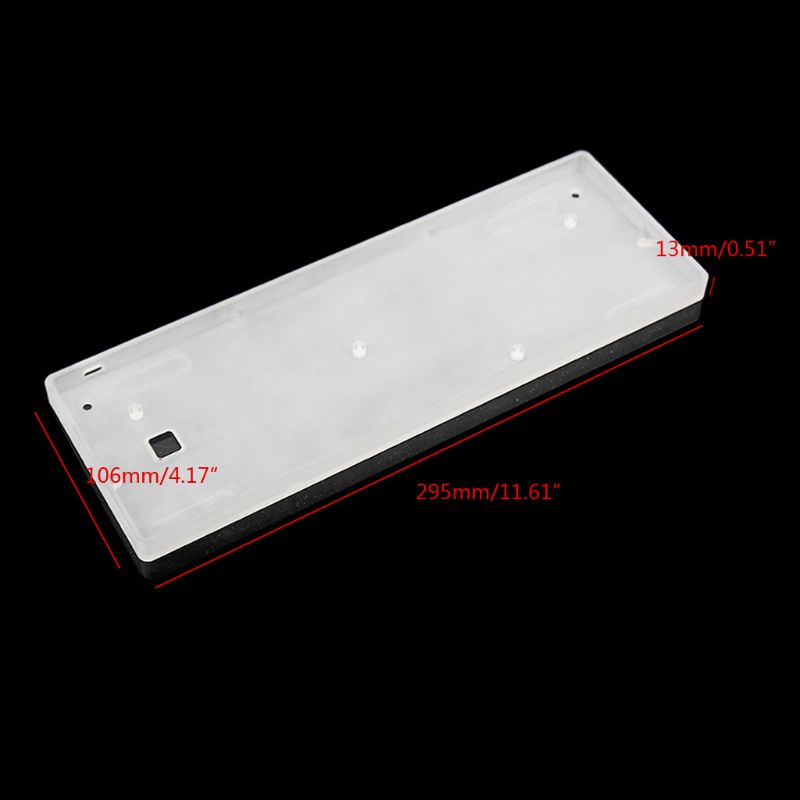 Fosco acrílico caso placa pcb escudo para