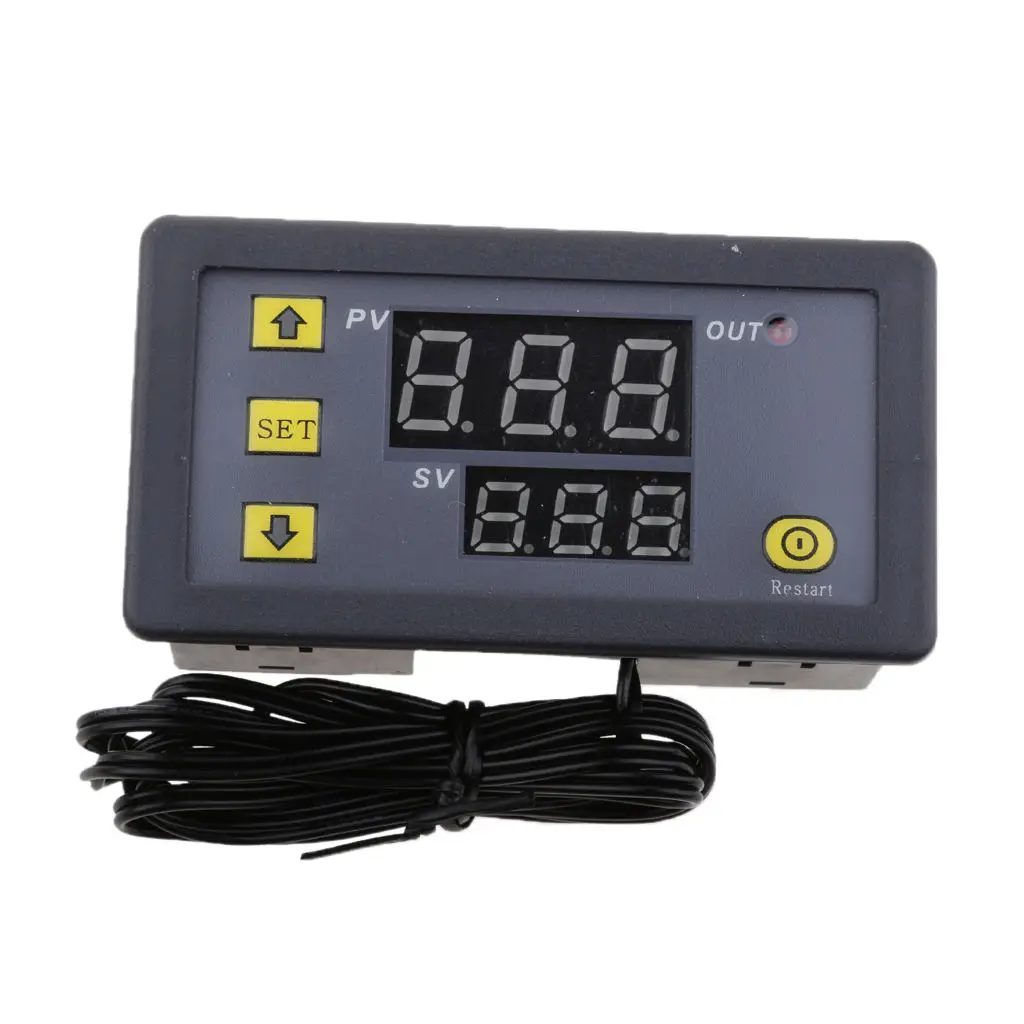 Microcomputer Thermostat Switch Temperature Controller DC 12V Digital LED