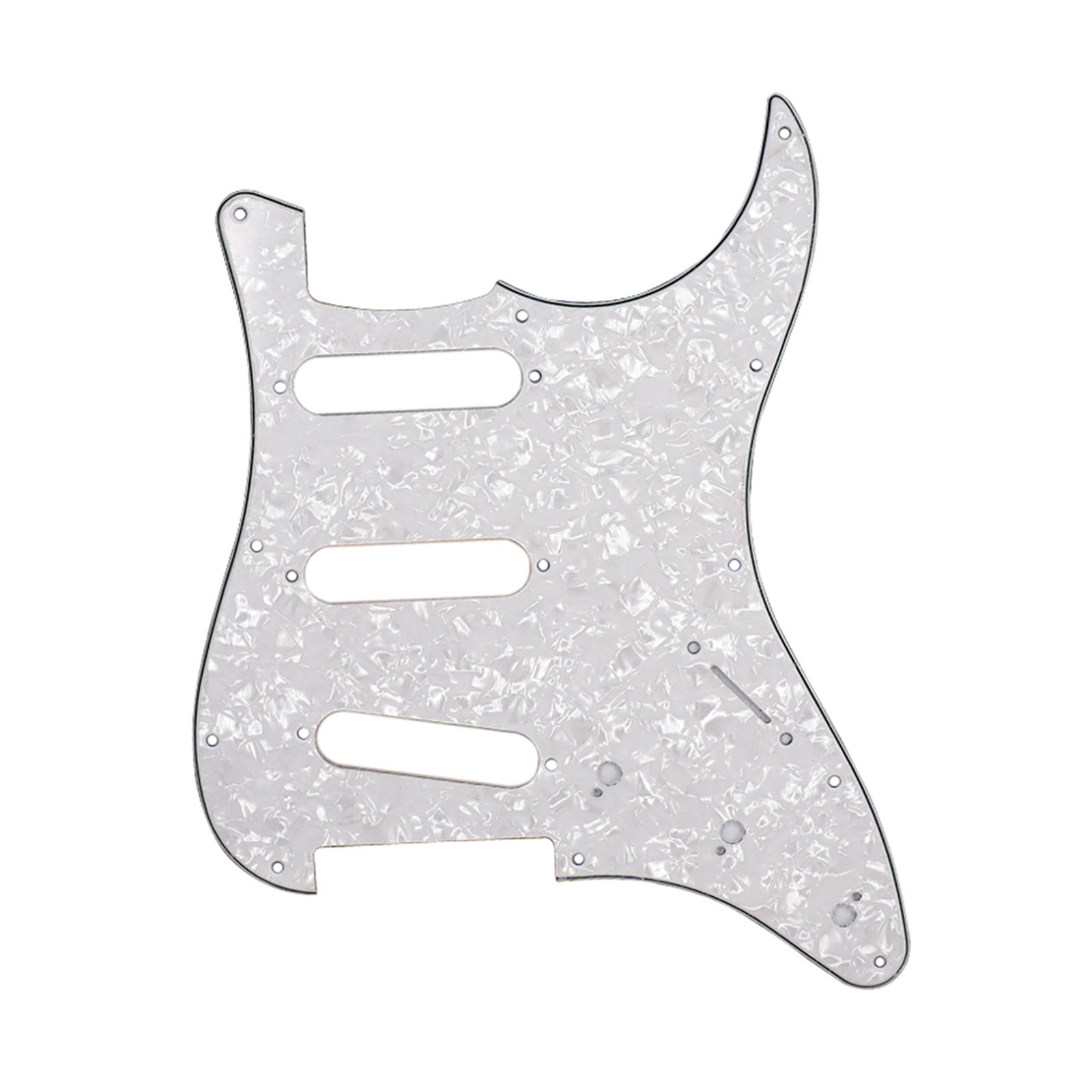 11 Hole ST SQ SSS Single Coil Pickups Guitar Pickguard Scratch Plate without Screws for SUSA/Mexican Made Guitar Stratocaster