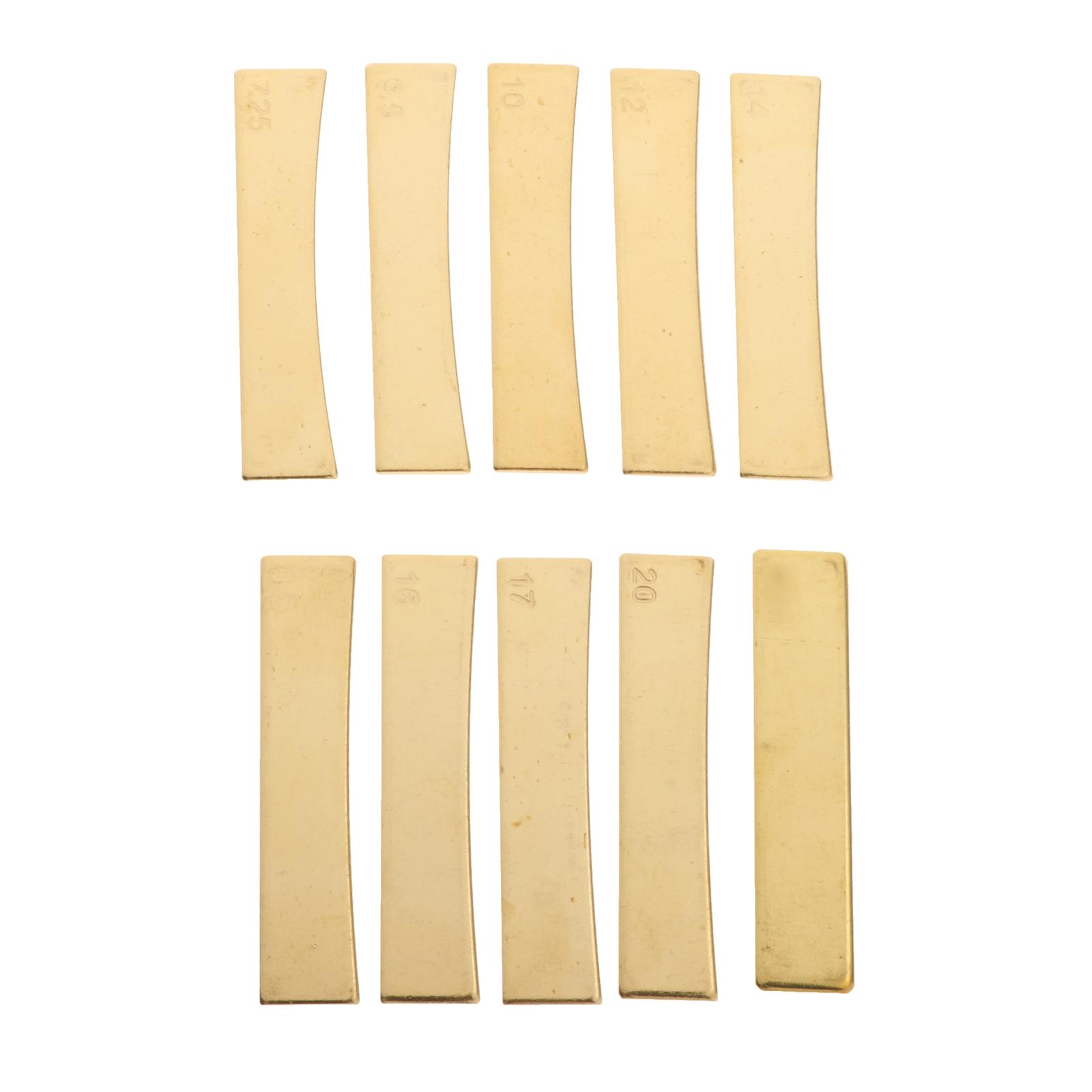 10 Pack Brass  Guitar Fretboard Fret Press Inserts for Guitar