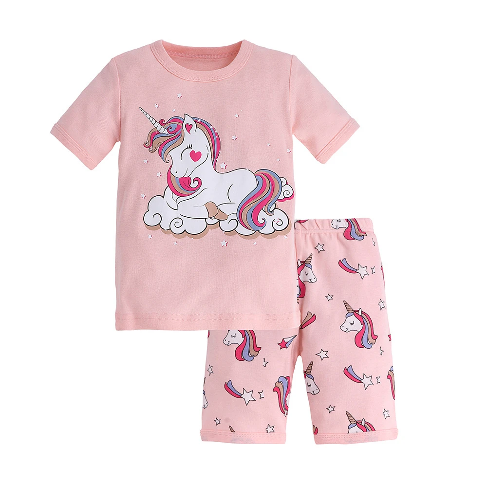 High Quality Pure Cotton Soft Children Sleepwear Boys/Girls Nightgown Cute Pattern Kids Child Night Gown 2-12 Years Pajama Sets top Sleepwear & Robes