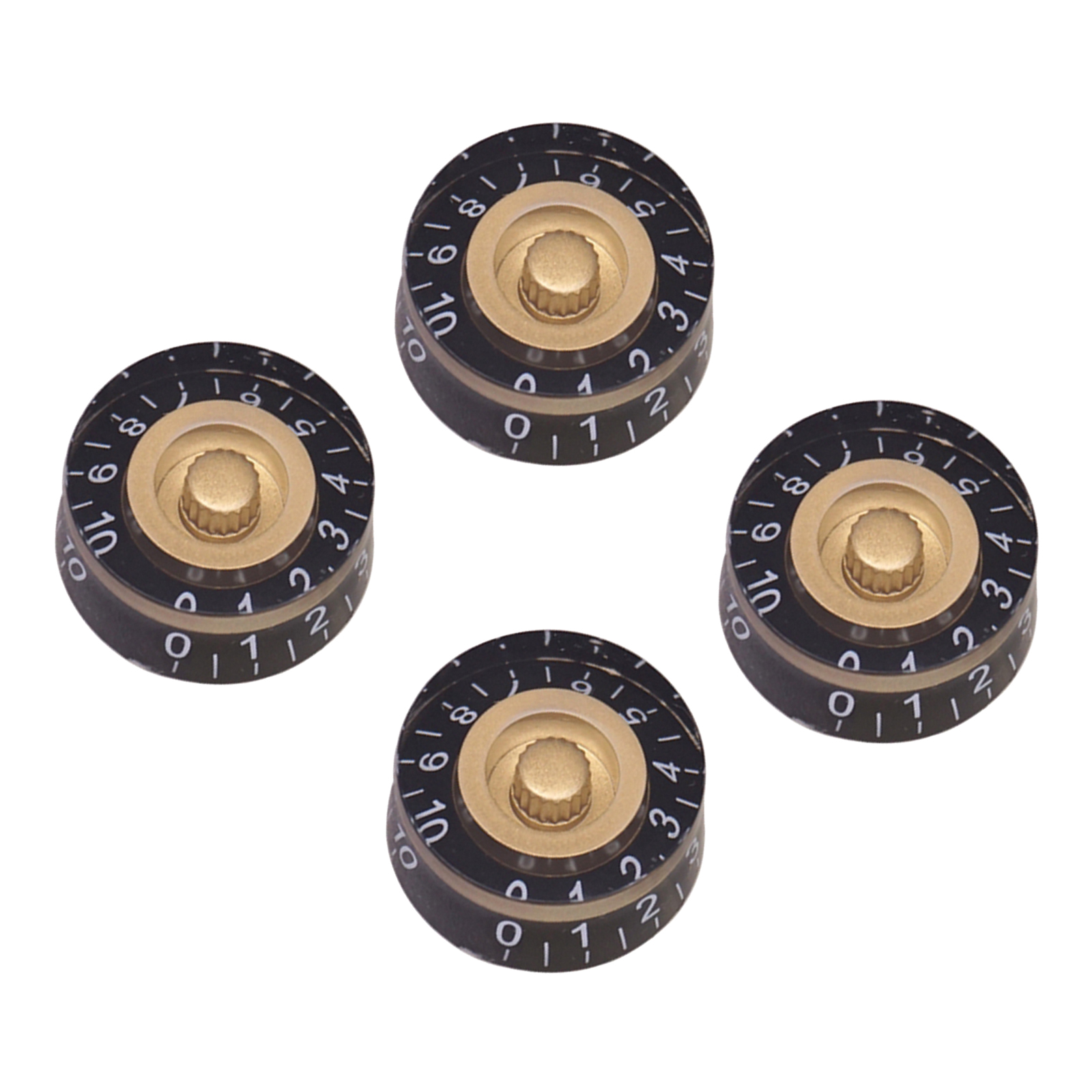 Set of 4 Plastic Guitar Speed Control Knob Replace for  Broken Parts Accs