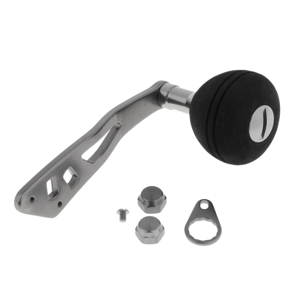 Metal Baitcasting Fishing Reel Handle Crank Knob Replacement Accessory