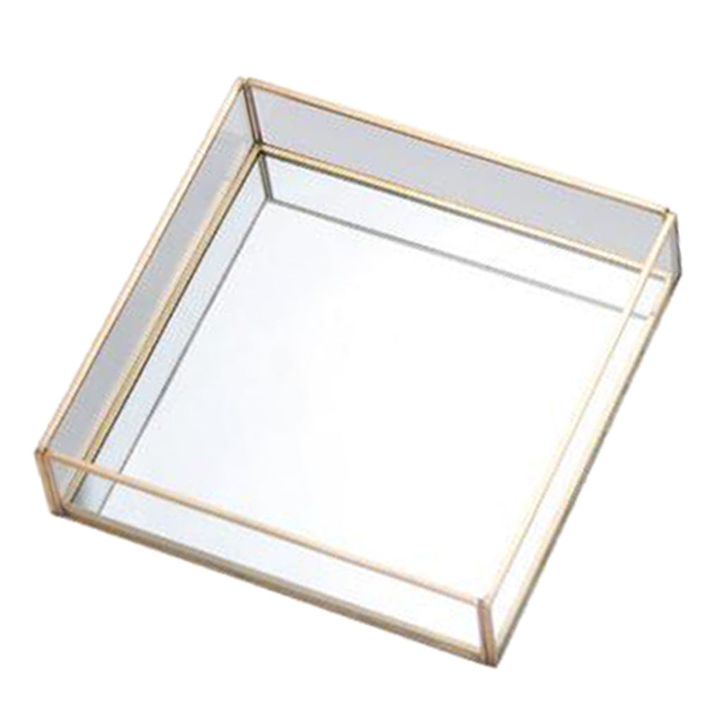 Geometric Succulent Small Plants Air Planter Terrarium Box - Decorative Glass Jewelry Box, Display Show Box