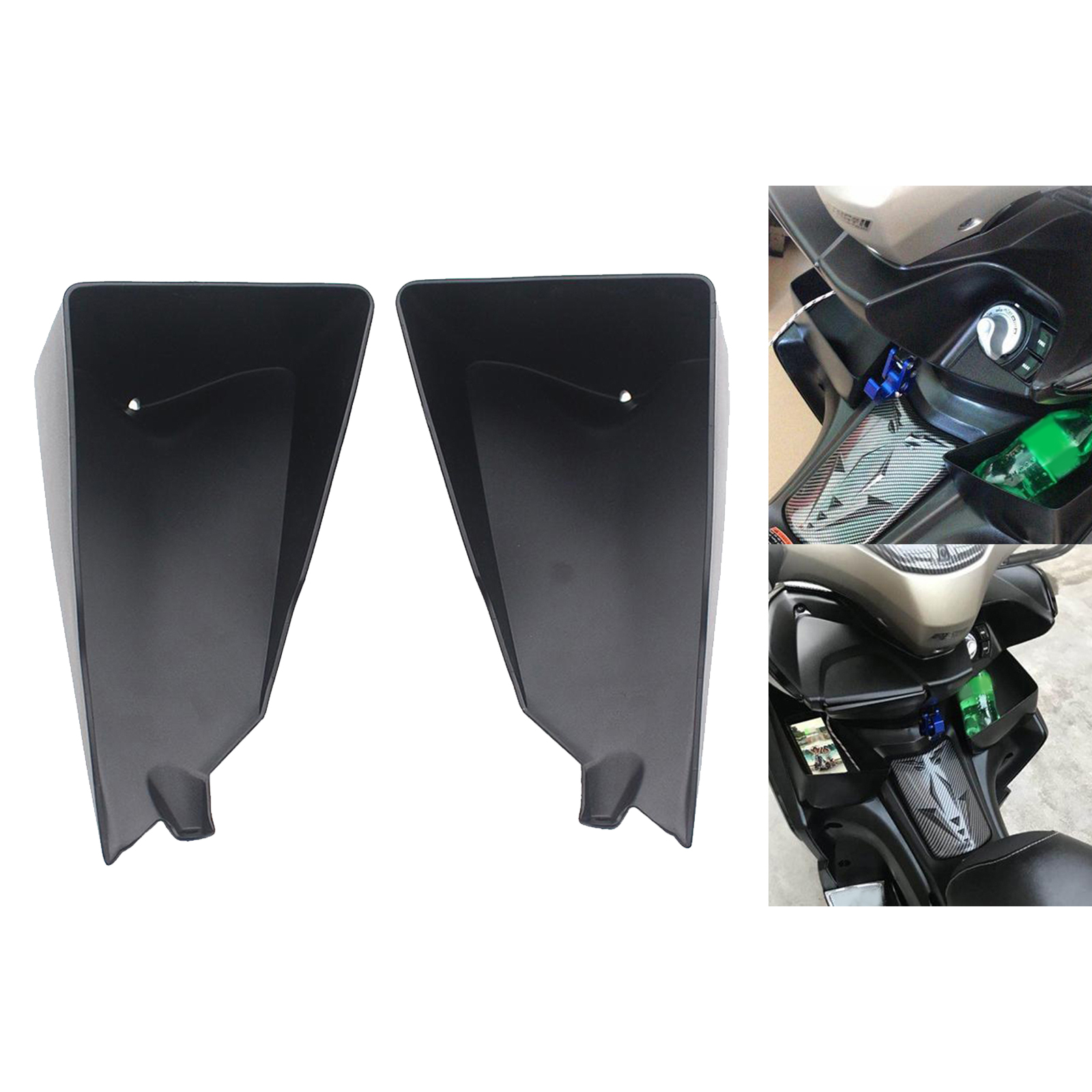2pcs Motorcycle Storage Box Holder Organizer for YAMAHA NVX AEROX155 GDR155