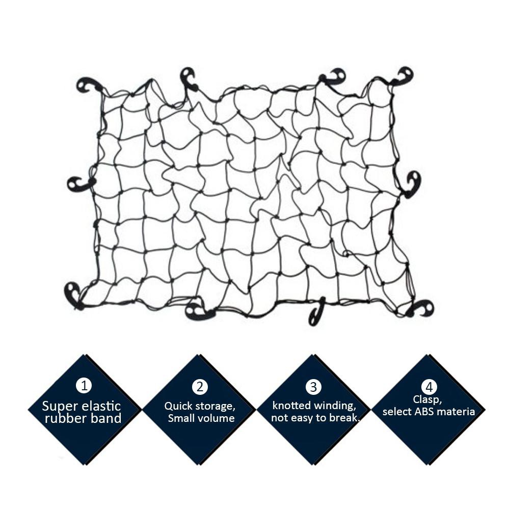 Багажники на крышу автомобиля, эластичная сетка для груза, сверхсветильник,  из латекса, фиксированный шнур для багажа, 1 шт. | AliExpress