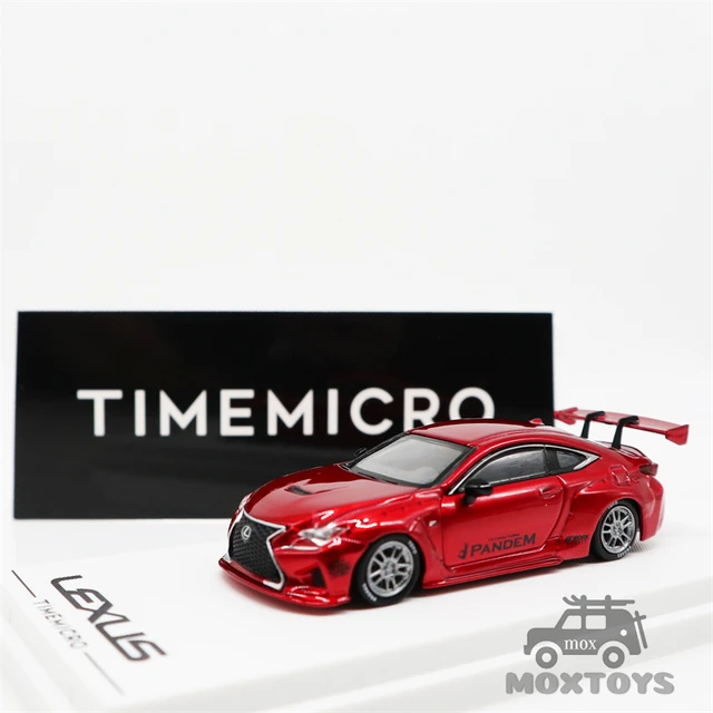 Timemicro 1:64 Lexus Rcf Widebody Red /blue /metallic Pink Diecast 