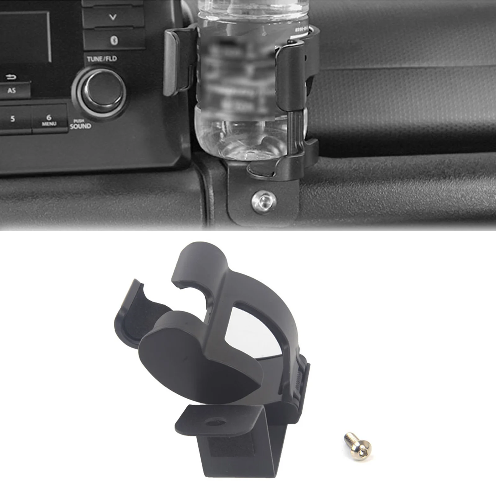 Water Cup Bracket for Suzuki Jimny 2019 2020 Mobile Phone Car Styling Black