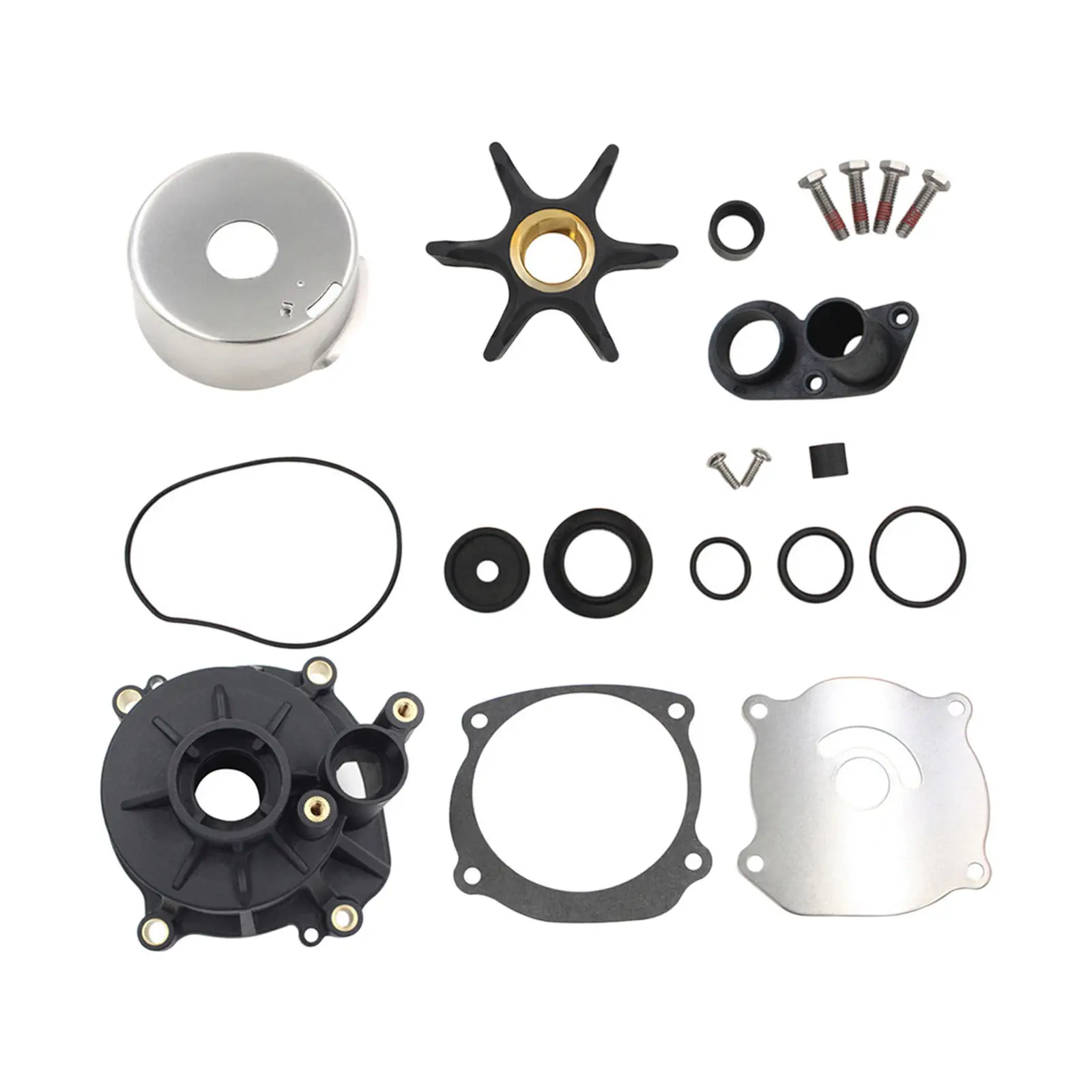 Water Pump Kit fits for Johnson Evinrude Outboard 5001594 85-300HP, Lightweight High Performance