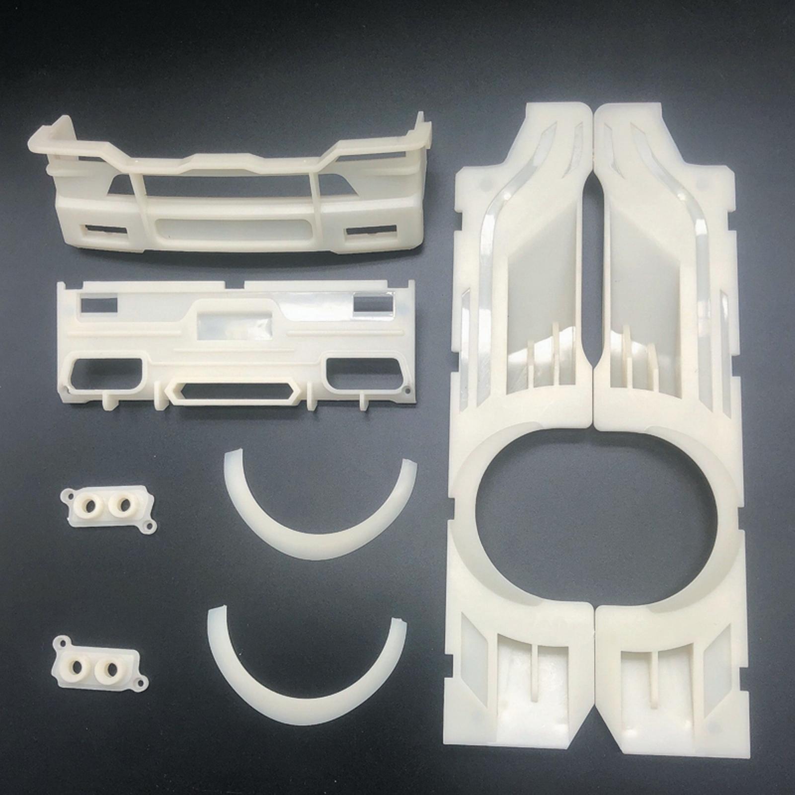 1/10 Plastic White Body Surrounded Kits Decoration Cover for WPL D12 Remote Control Model Vehicle Trcuks Upgrade Parts