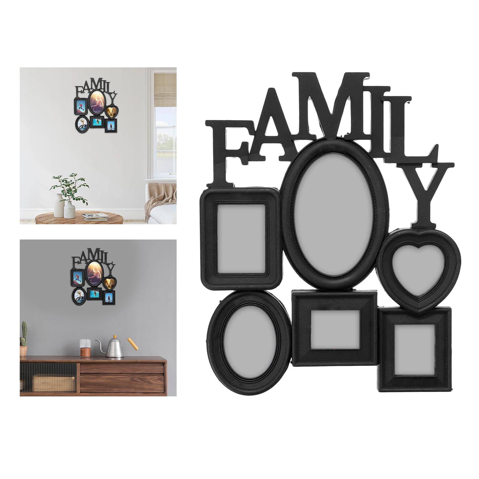 Baroque Family Photo Frame Picture Frames Decorative for Office Living Room Background