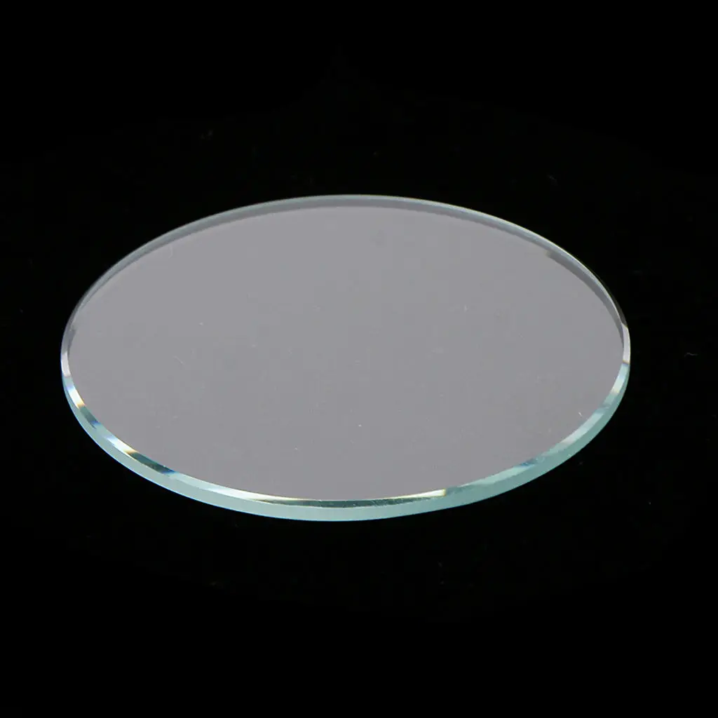 28mm-38mm Diameter Mineral Watch Glass 1.0mm Thick Flat Watch Glass - 10 Pcs.