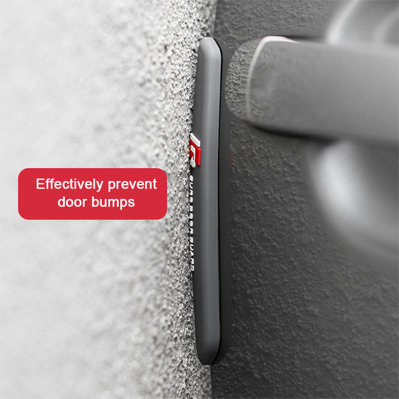 6/4Pcs Car Door Edge Protection Guards Buffer Trim Molding Protection Strip Scratch Protector Car Door Crash Bar for Audi BMW