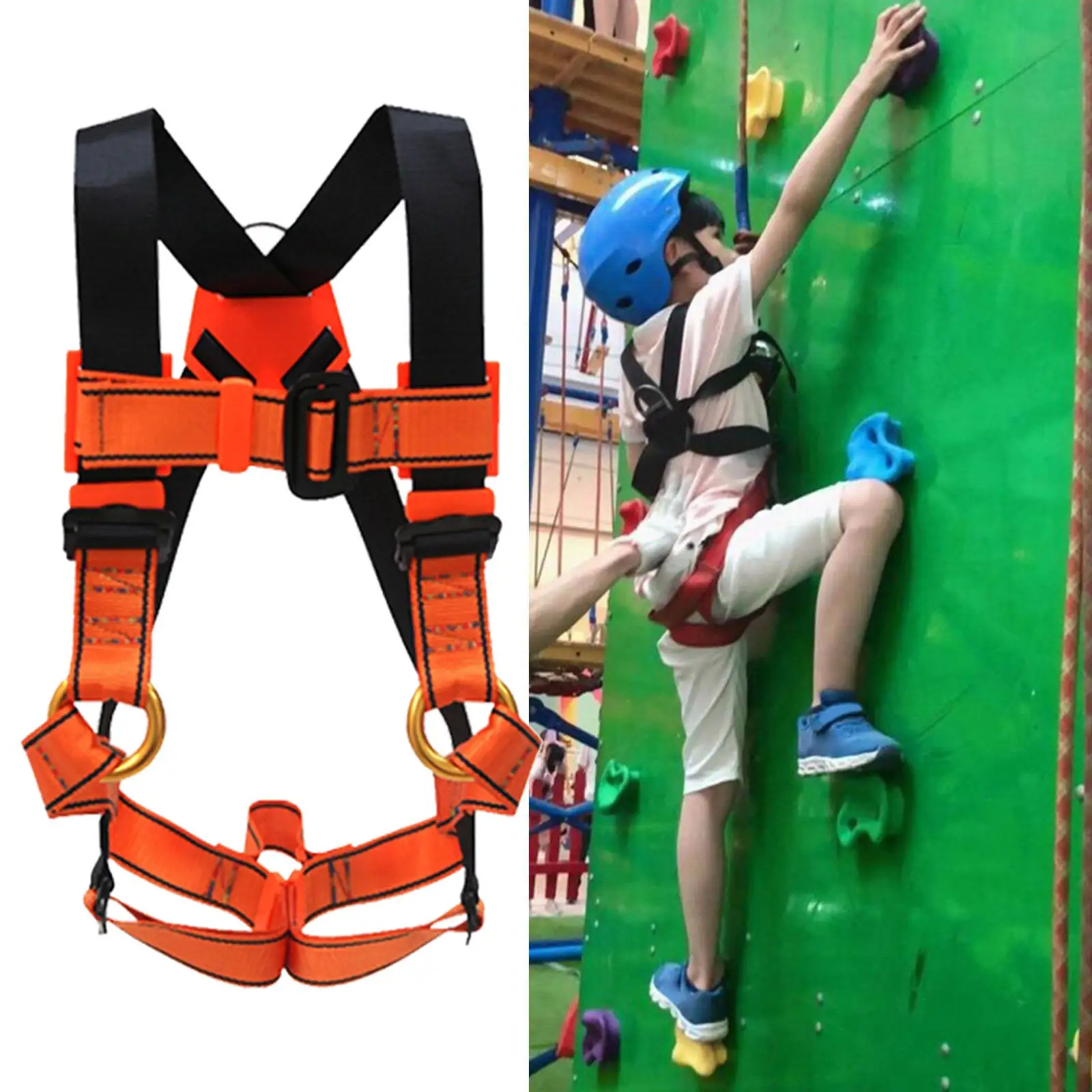 Professional Rock Climbing Harnesses Waist Leg Full Body Belts for Outdoor Adults Women Men Lanyard Arborist Gear Harnesses