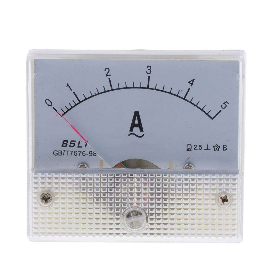  curate 85L1   Analog Panel Ammeter Gauge Ampere Current Meter Plastic, Copper