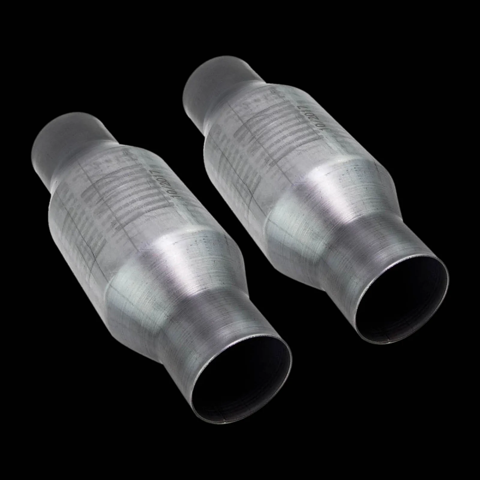 2x 2.5 inches Vehicles Catalytic Converter High Flow Stainless steel 410250