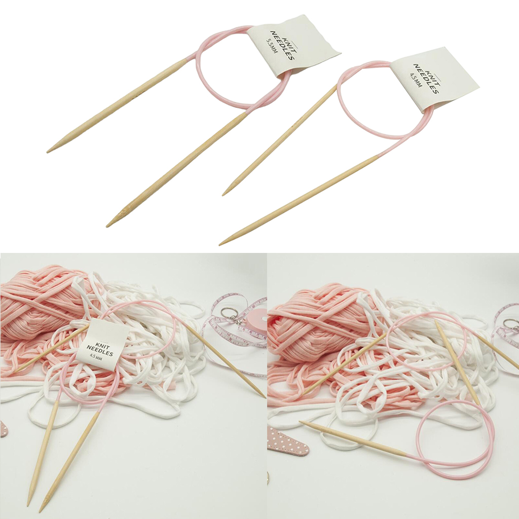 Bamboo Knitting Needles Circular Double Pointed Knitting Needles for Beginners and Professionals