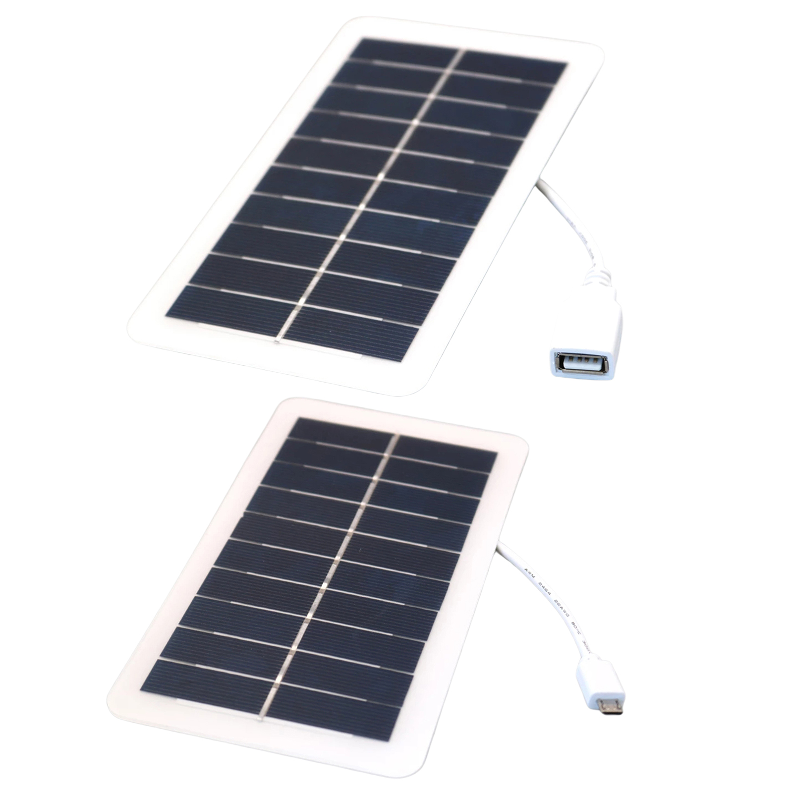 Solar Panel Charger GPS Camera Cell Phone Charger for Biking Outdoor Riding Garden Porch Hallway