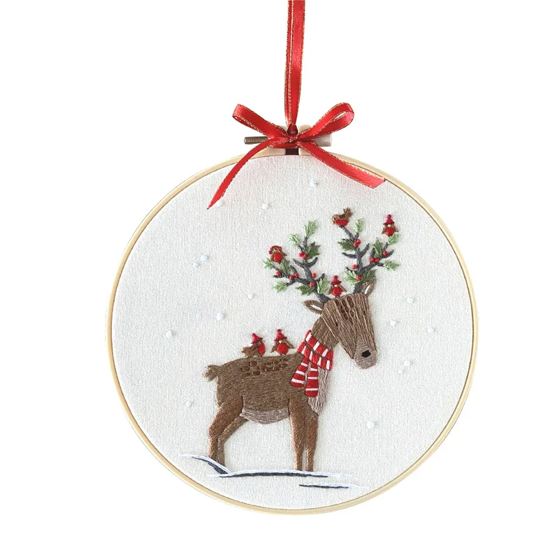 Christmas Embroidery Kit Beginner, Beginner Kit, Modern Embroidery Kit  Cross Stitch, Hand Kit, Bell - Yahoo Shopping