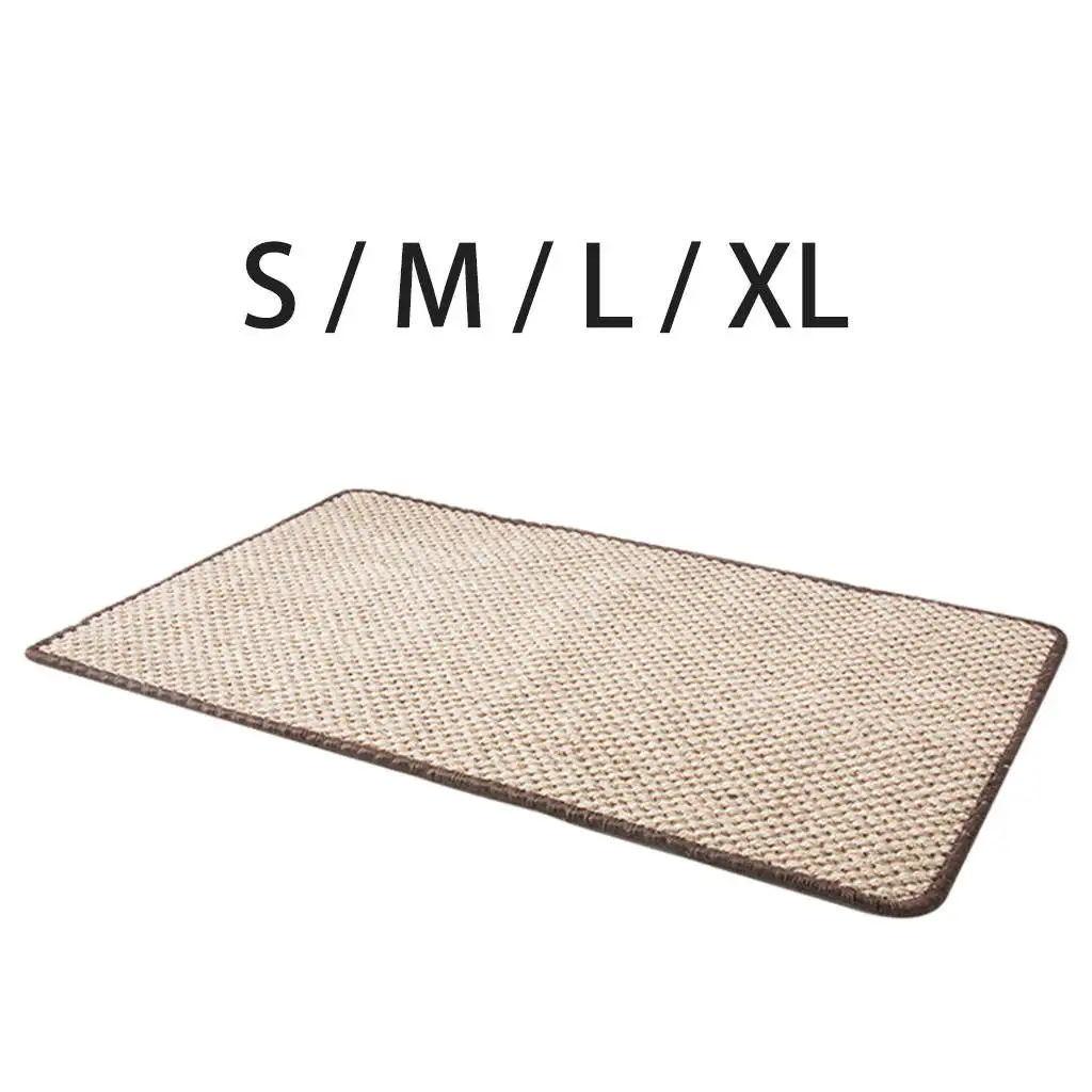 Cat Scratching Mat Natural Sisal Felt Durable Cat Scratcher Sisal Scratching Pad for Cats Protecting Furniture Supplies