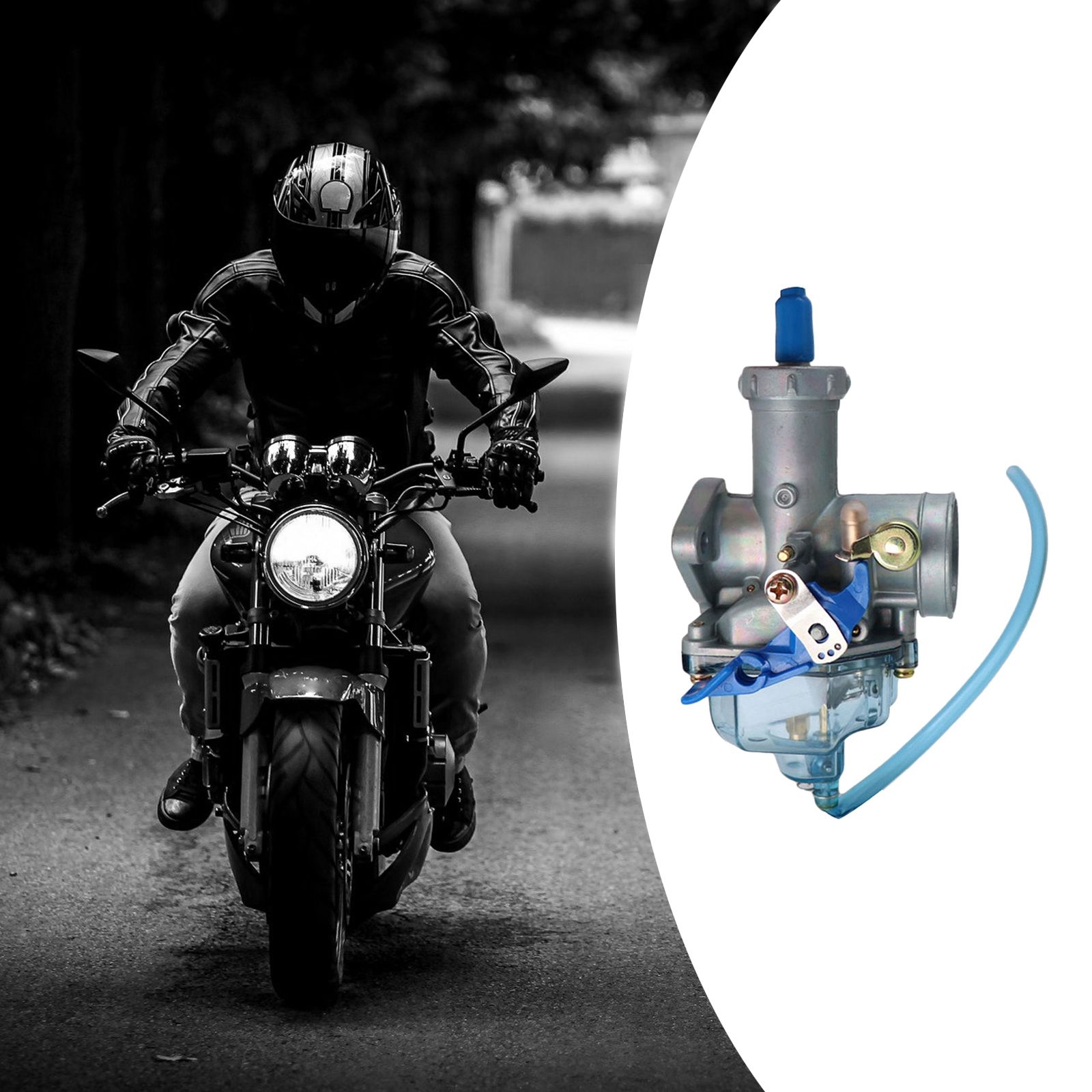 Carburetor Carb PZ27 27mm Visual Cup for 200cc 250cc ATV Motorbike