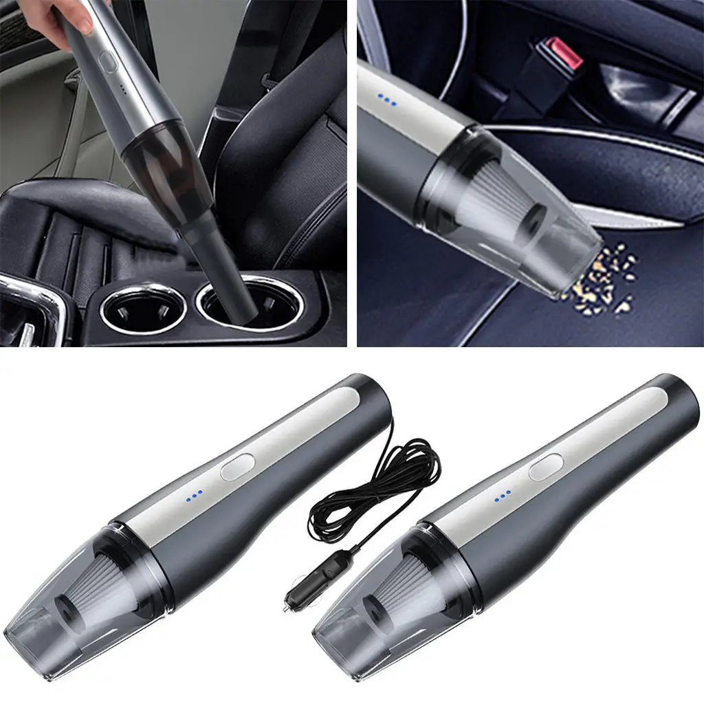 Car Vacuum Cleaner Portable Auto Accessories Strong Suction Fit for Deep Cleaning