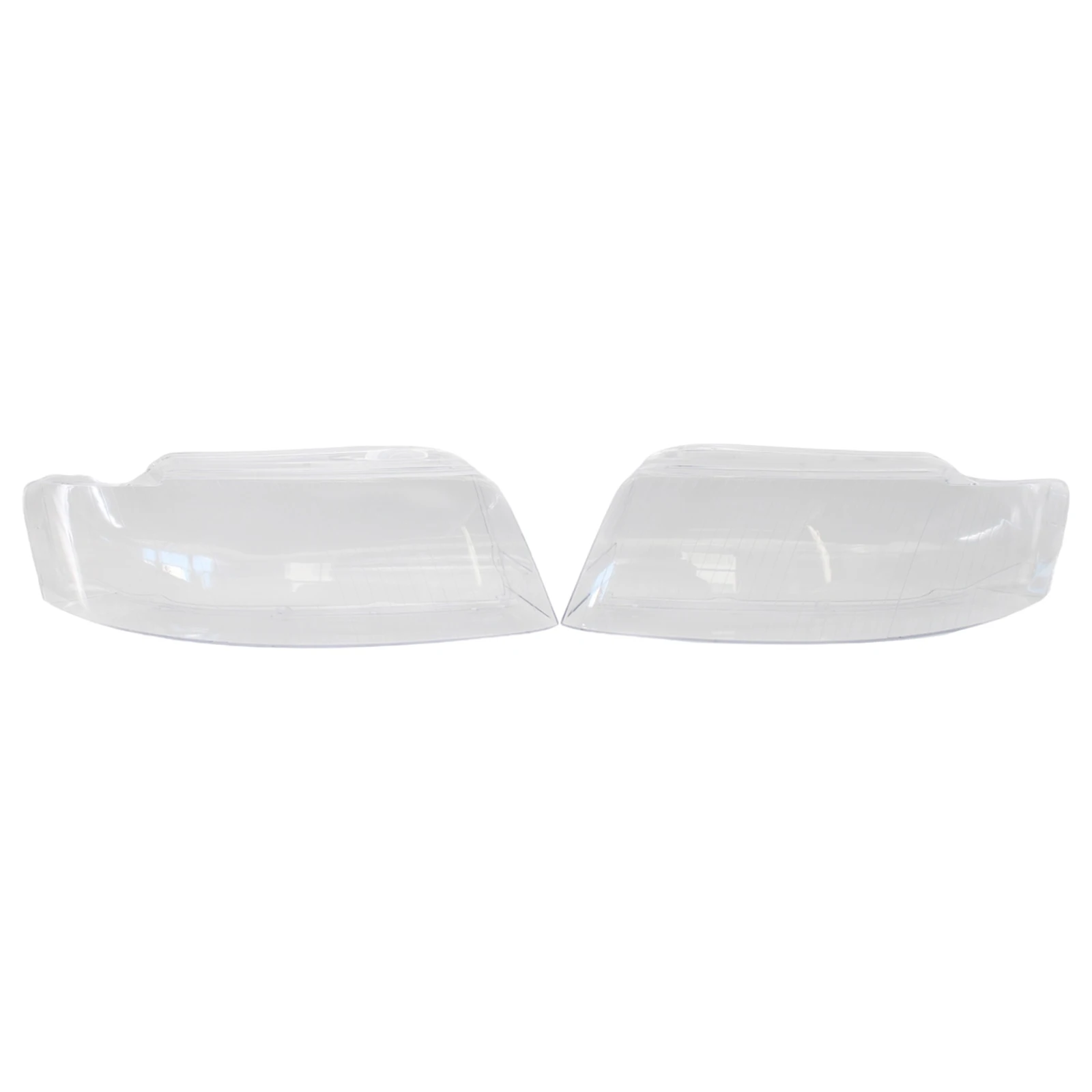 Automotive Pair Headlight Lens Cover Clear Shell for  A4 8E B6 2002-2004