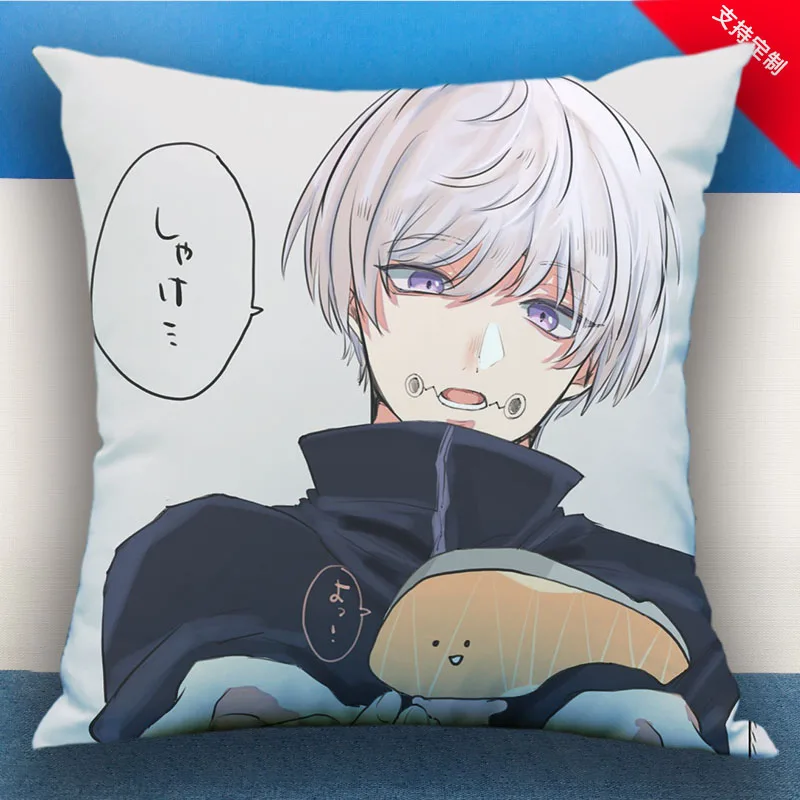 Anime Jujutsu Kaisen Inumaki Toge Cosplay 35X35CM Double-sided Pillow Bedside Back Sofa Cushion