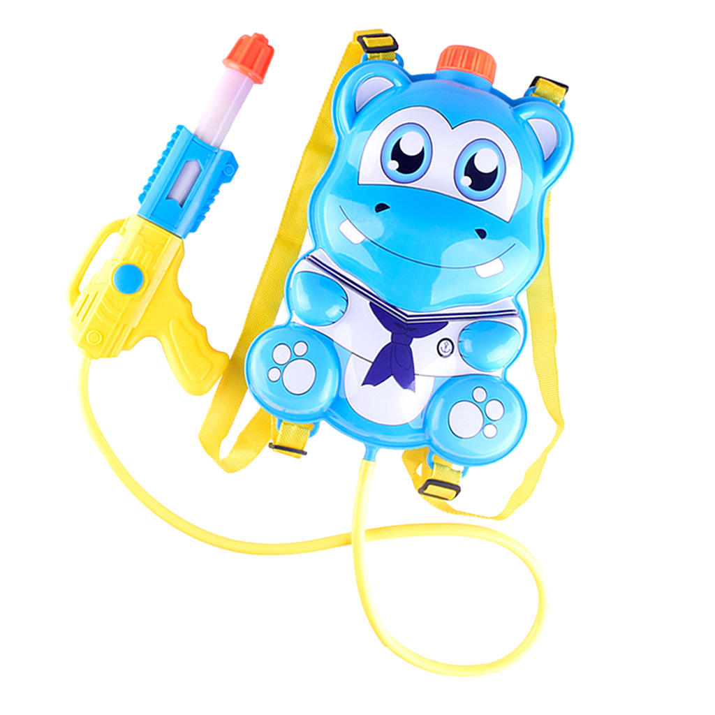 Water Gun Backpack Squirt Pool Toy Soaker Pressure Pump Spray Super Kids