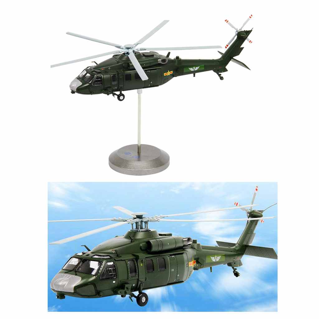 1:72 Scale Diecast China's 20 Armed Helicopter Model Aircraft Home Decor