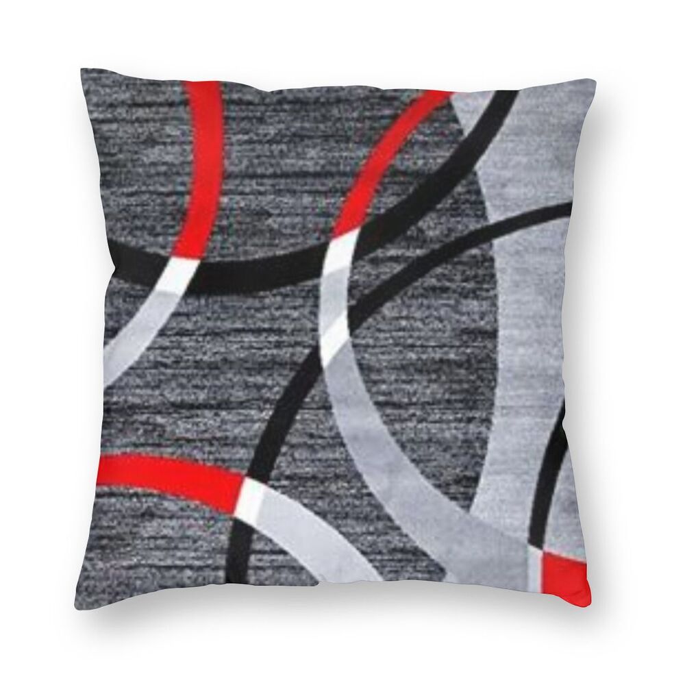 Red And Grey Cushions