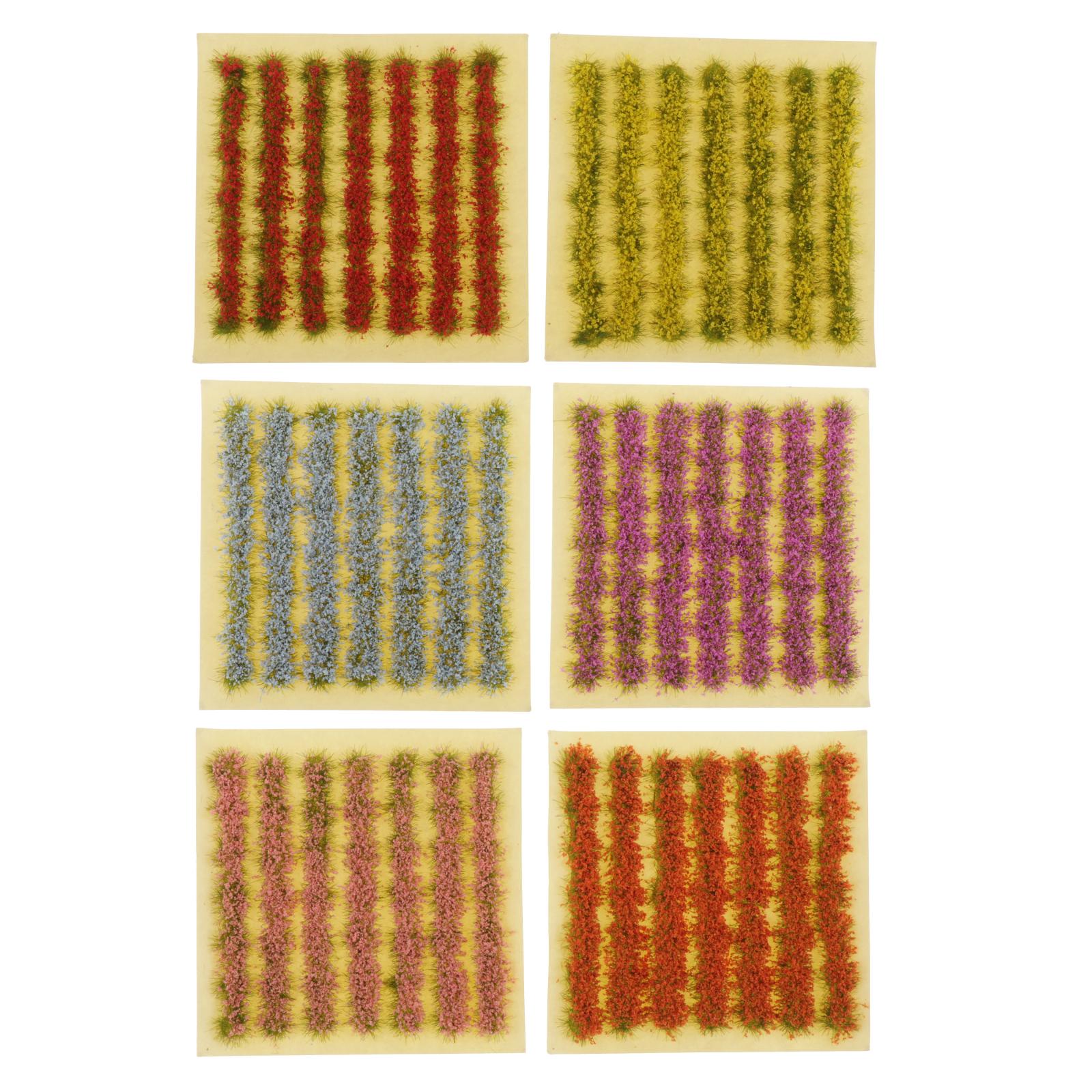 5mm Self Adhesive Static Grass Tufts Mini Model Railway Terrain DIY Miniature, 8.5cm Height