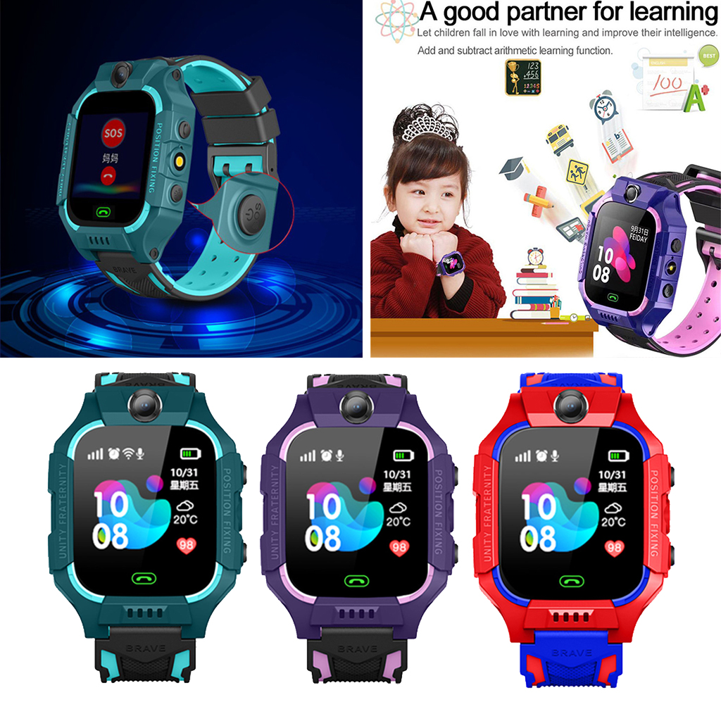 Z6 Children Kids Smart Watch IP67 Deep Waterproof 2G SIM Card GPS Tracker Camera SOS Call Location Reminder Anti-Lost Watch
