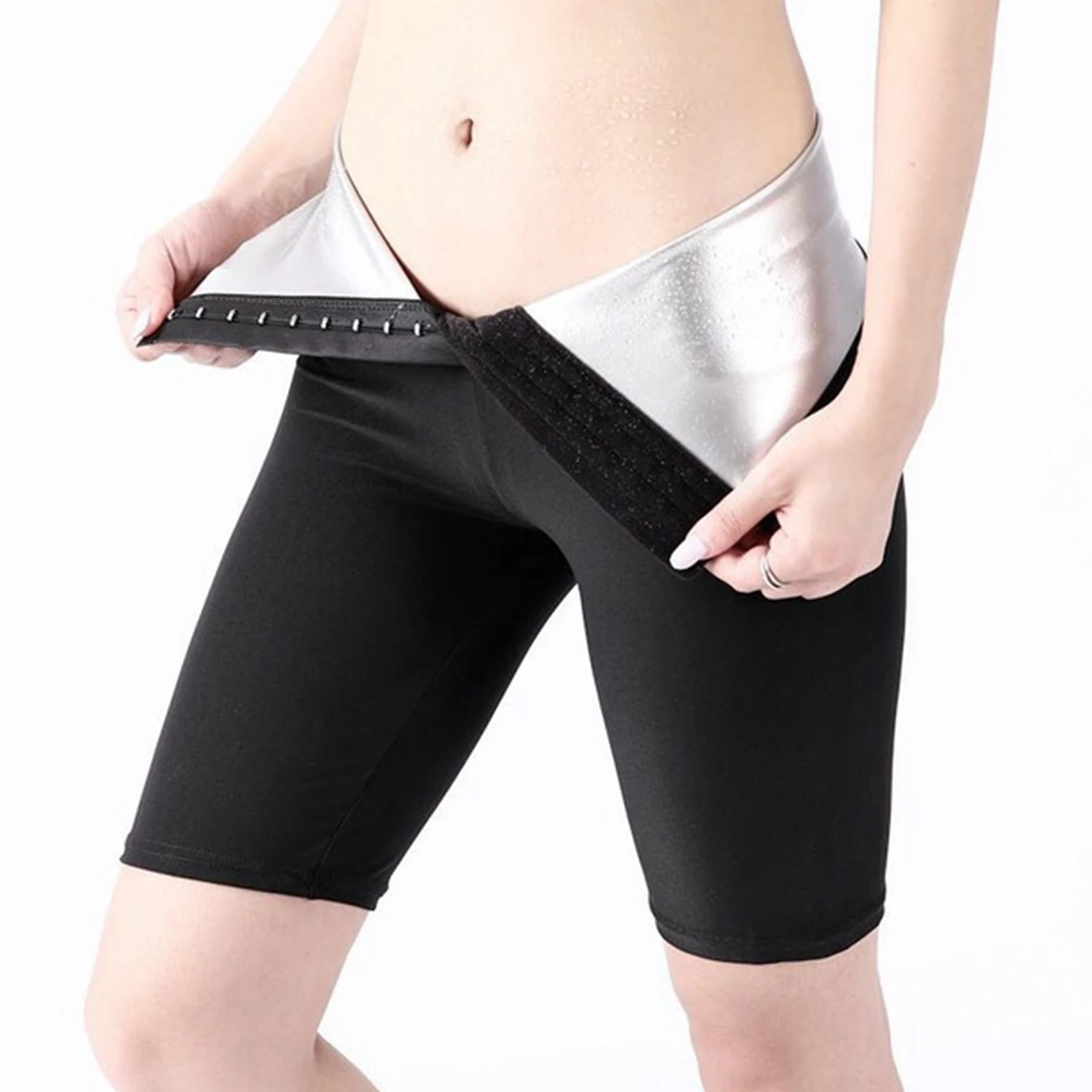 backless shapewear Sweat Pants Workout Fitness Slimming Sauna Shorts Sports Capris Body Shaper spanx underwear