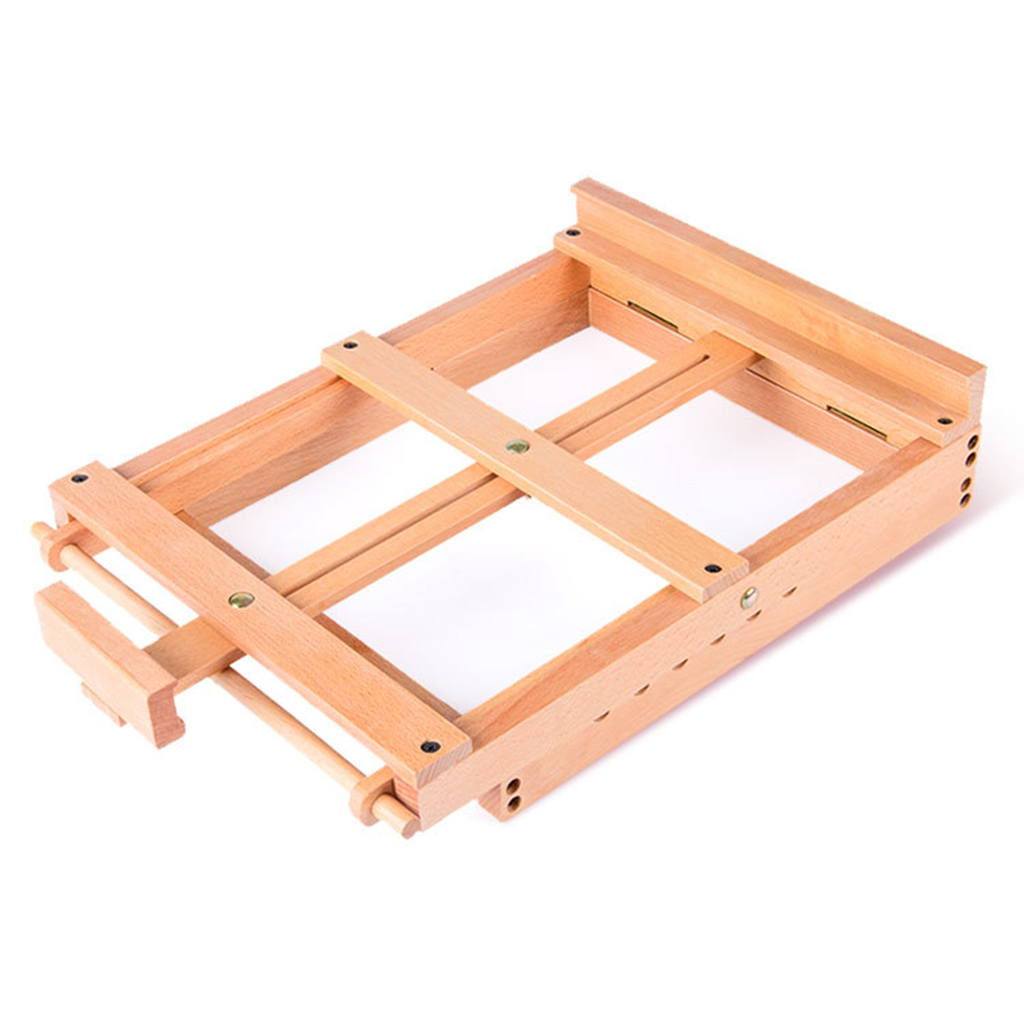 Wood Table Top Easel Adjustable Portable Art Easel for Painting and Drawing or