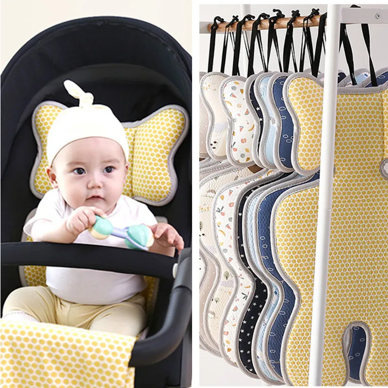 Baby Stroller Cool Seat Mat Cushion Breathable 3D Mesh Cool Cushion Liner for Stroller Car Seat High Chair Stroller Accessories best stroller for kid and baby