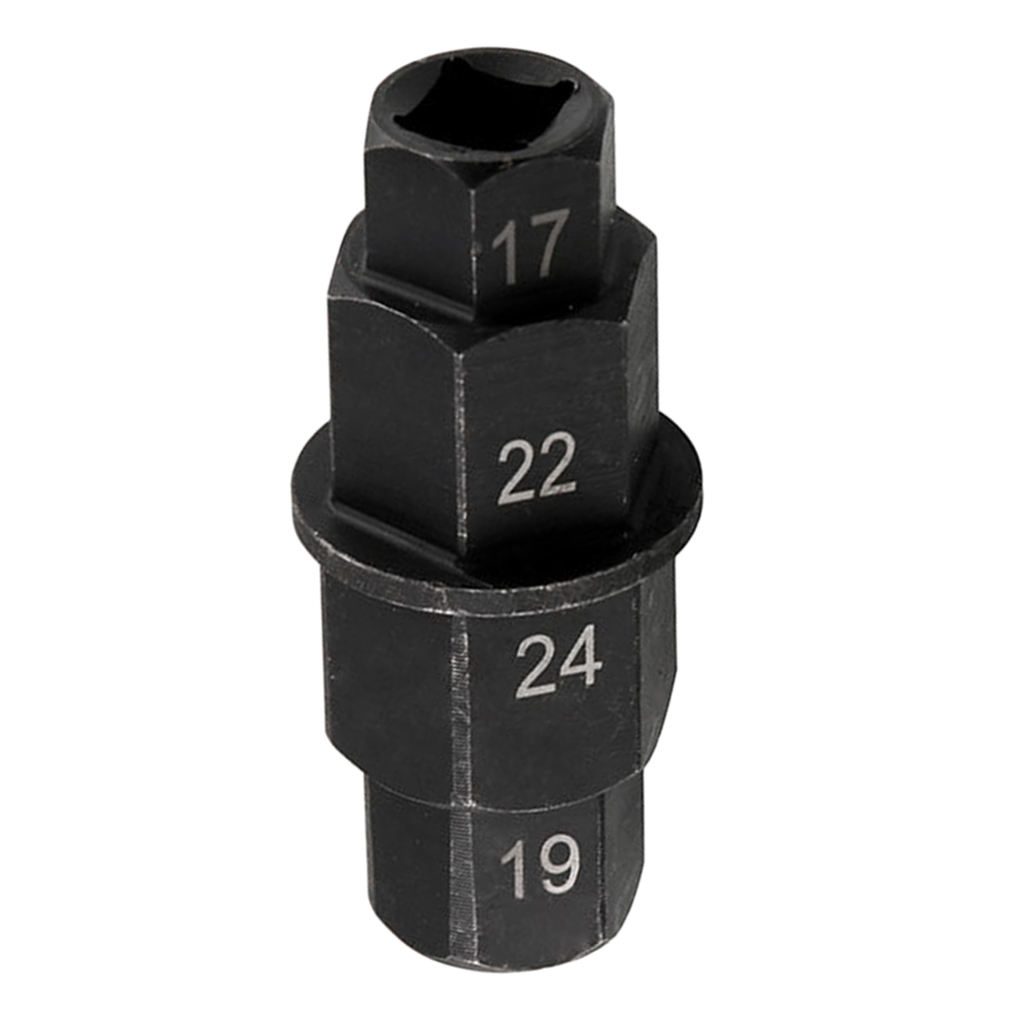 17mm-24mm Motorcycles Hex Allen Front Wheel Hub Axle Spindle Socket Adapter Tool