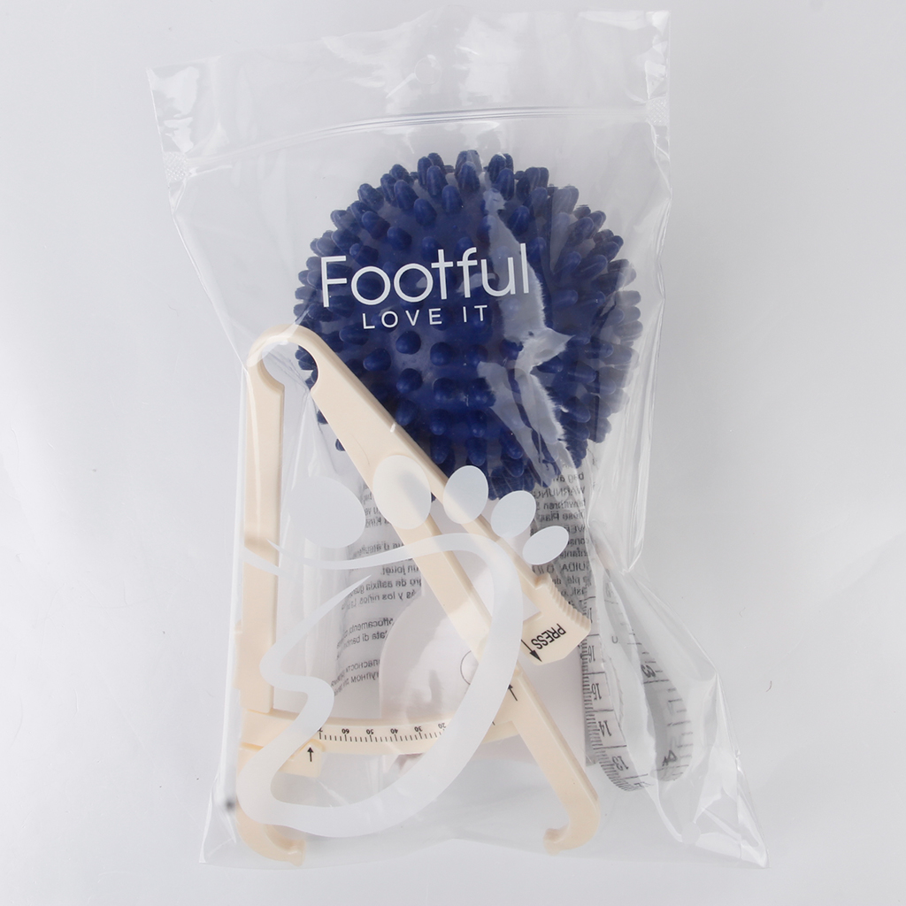 Footful Massage Ball Stimulate the Blood Circulation Massage Muscles Relieve Tension+Body Tape Measure+Body   Tester Caliper