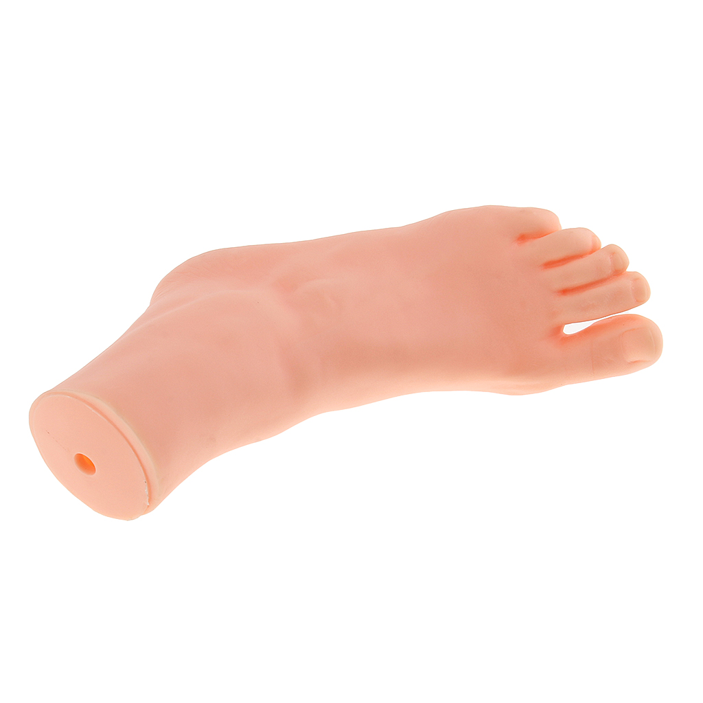 21cm Silicone Lifesize Female Thong Style Mannequin Left Foot Shoes Anckle Chains Display Model Art Sketch Display Sandal Socks