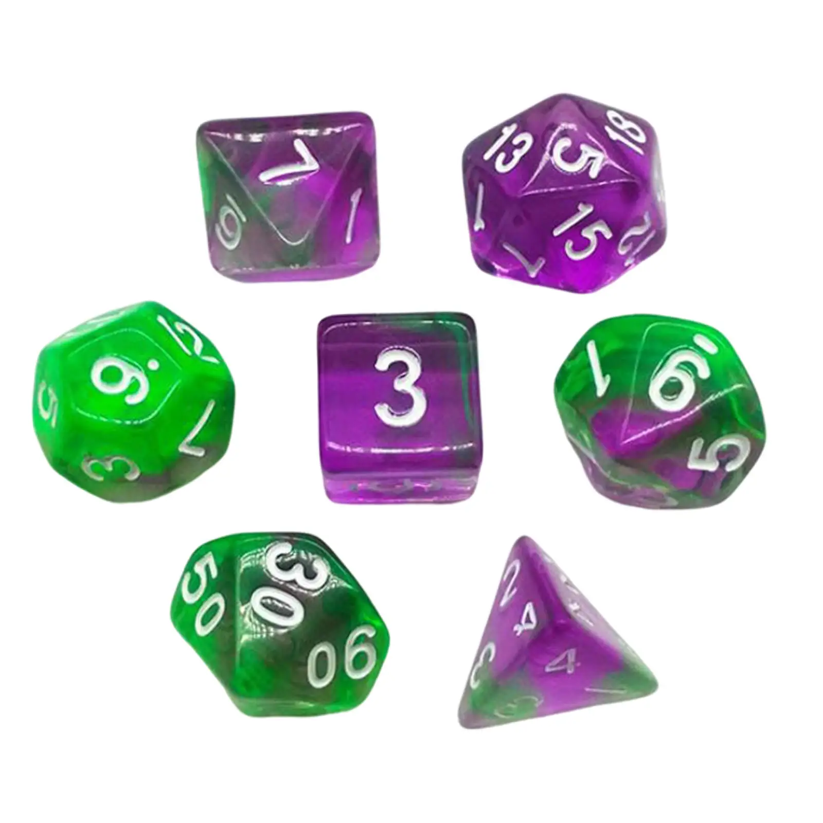 Various Polyhedral Dice Parties Project Role Party Multi-sided For DND RPG MTG 