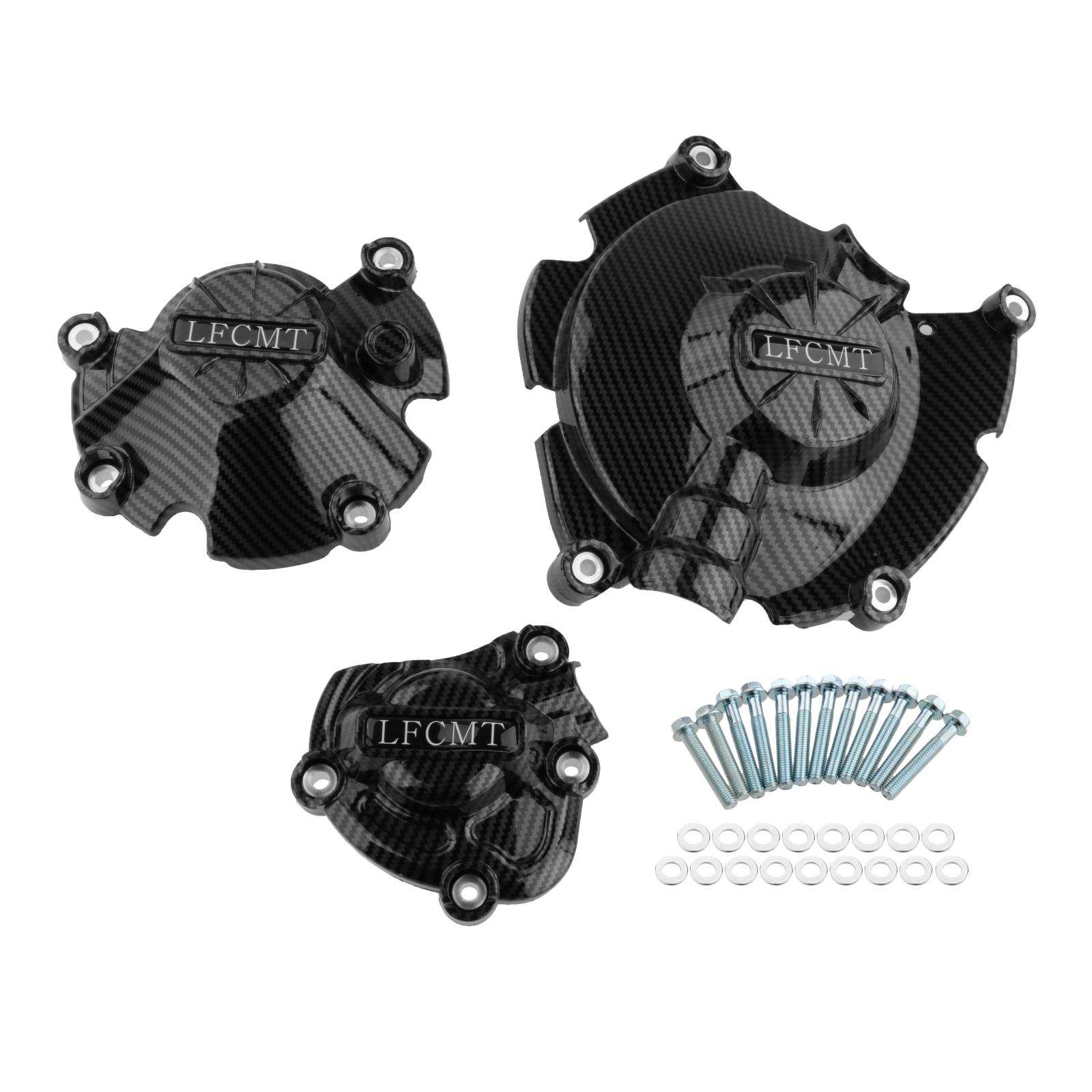 Motorbike Engine Guard Protective Cover for Yamaha Mt-10 2015-2021 Direct Replaces Accessories Black Durable