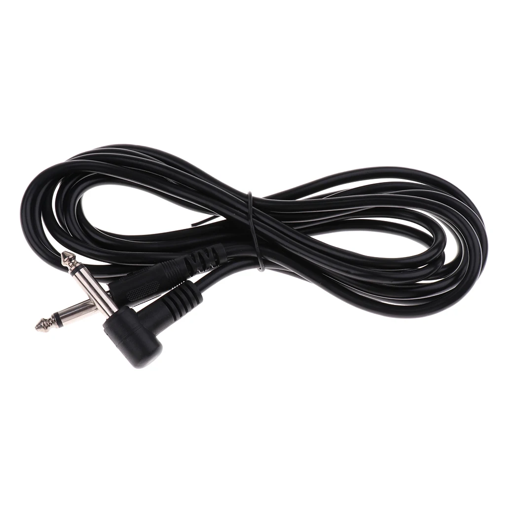 Guitar Cable Male to Male 6.35mm Jack Plug for Acoustic Electric Guitar Cable Length 300cm