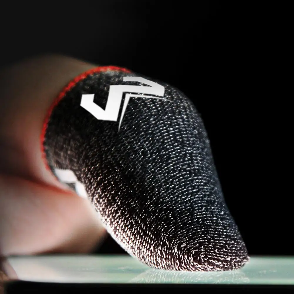 M No Protrusion at The Fingertips,Gaming Finger Sleeves 0.01 Ultra-Thin Anti-Sweat Breathable for High-Ranking Players Mobile Game Streamer MOMOFLY Silver Fiber 100% Purely Hand-Sewn 6P 